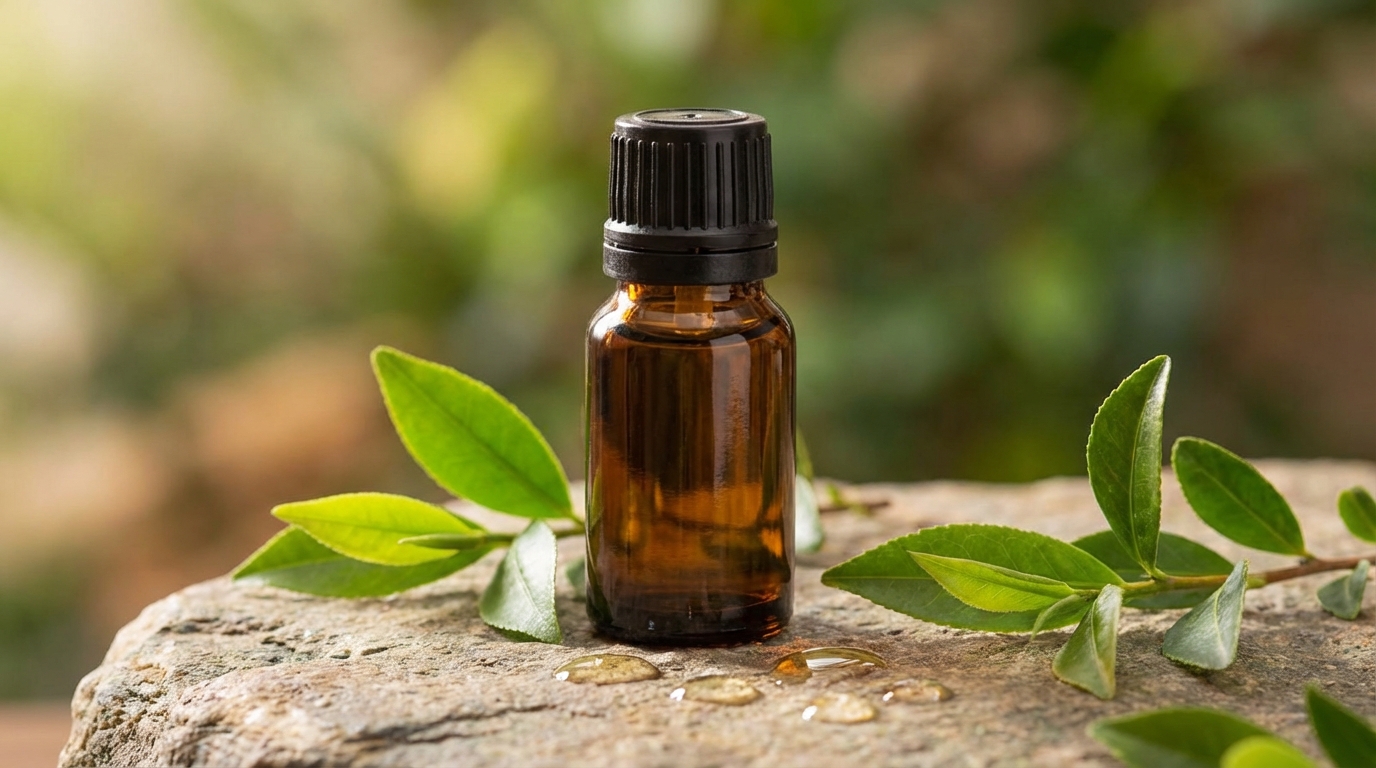 Aceite Esencial de Arbol de Te – Puro – Para Cosmetica Natural – Antiséptico y Purificante