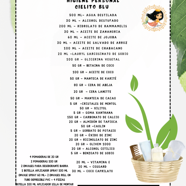 ☁️ Cielito Blu☁️ CURSOS - CUIDADO E HIGIENE PERSONAL