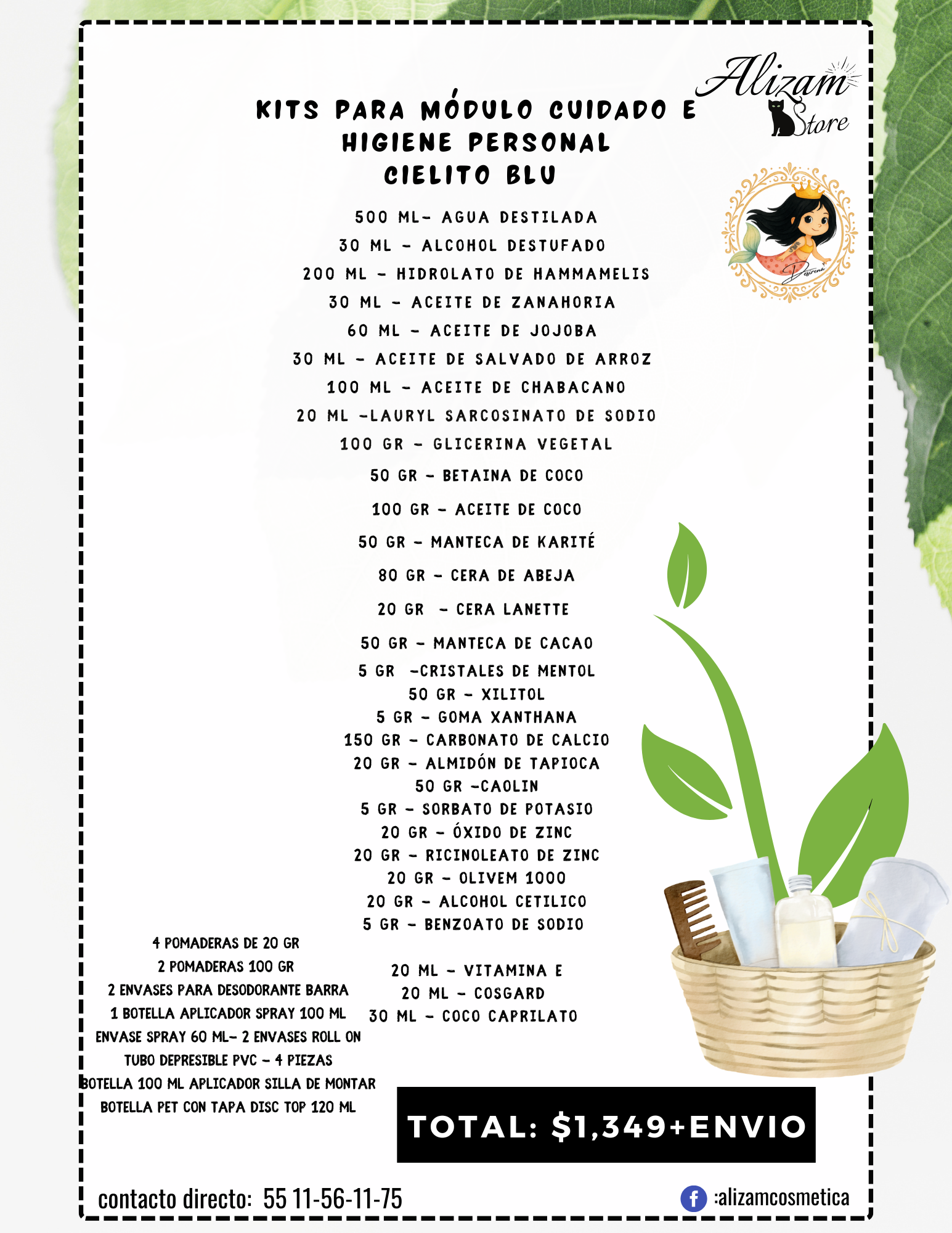 ☁️ Cielito Blu☁️ CURSOS - CUIDADO E HIGIENE PERSONAL