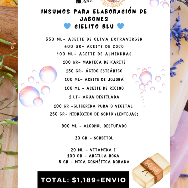 ☁️ Cielito Blu☁️ CURSOS - JABONES ARTESANALES