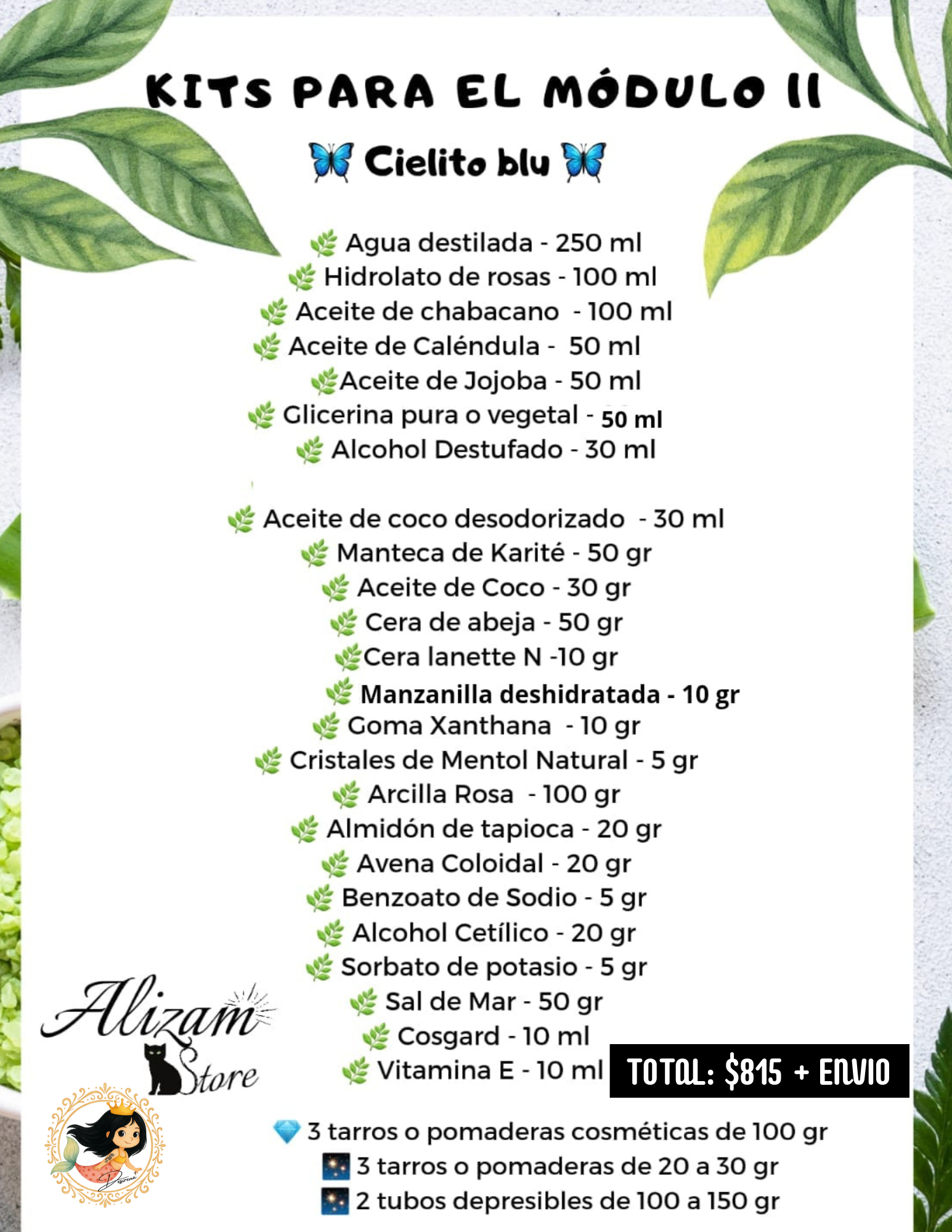 🩵Cielito Blu🩵 Módulo 11 - Productos terapéuticos y Spa I