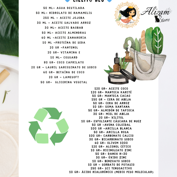 ☁️ Cielito Blu☁️ CURSOS - ZERO WASTE