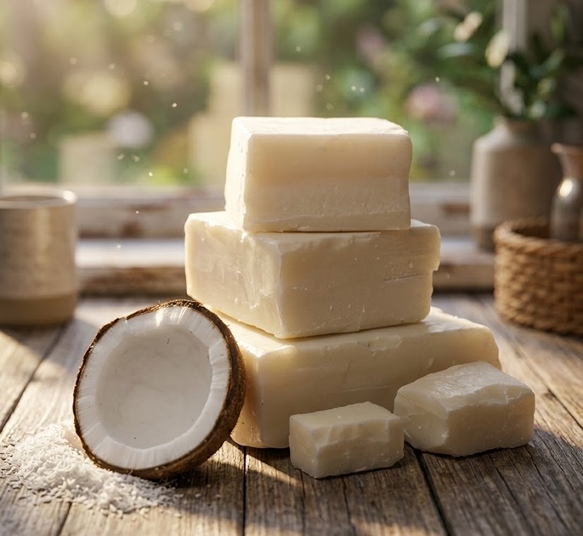 Cera de Coco Pura – Para Bálsamos Labiales DIY y Cosmetica Solida – Emoliente Natural
