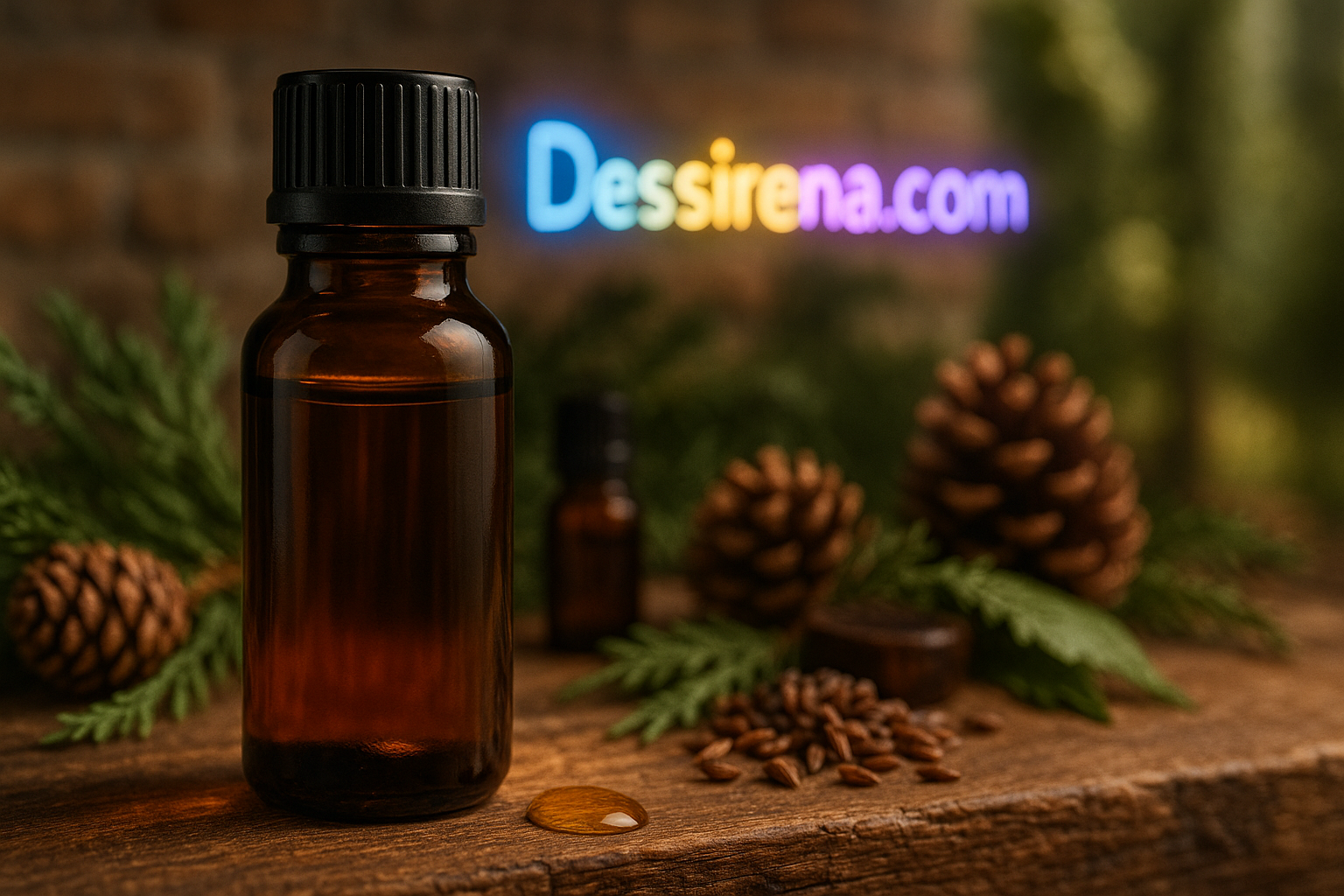 Aceite Esencial de Cedro – Puro – Para Cosmetica Artesanal – Antiséptico y Astringente