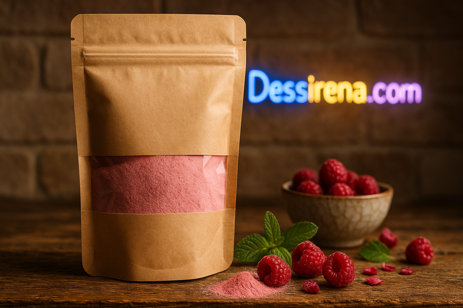 Frambuesa Deshidratada Orgánica – Para Cosmetica DIY – Exfoliante y Colorante Natural