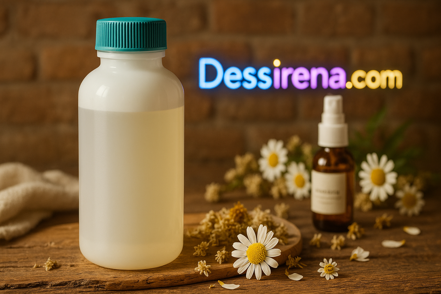 Hidrolato de Manzanilla Puro – Para Tónicos Faciales DIY – Calmante y Suave