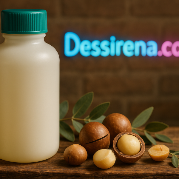 Aceite de Nuez de Macadamia – Puro y de Grado Cosmetico – Para Cosmetica Artesanal y Piel Madura – Absorcion Rapida