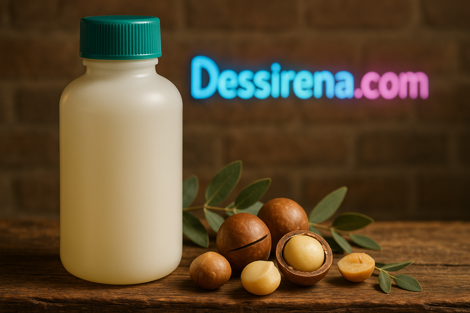 Aceite de Nuez de Macadamia – Puro y de Grado Cosmetico – Para Cosmetica Artesanal y Piel Madura – Absorcion Rapida