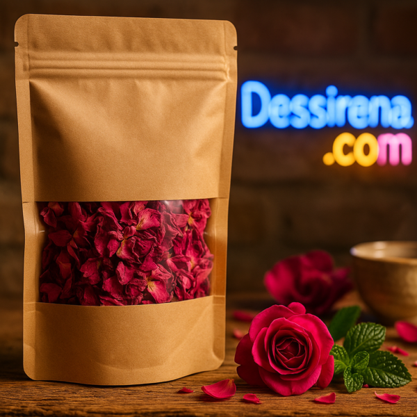 Pétalos de Rosa Puros – Para Tónicos Faciales DIY y Aguas Florales – Antioxidante Natural