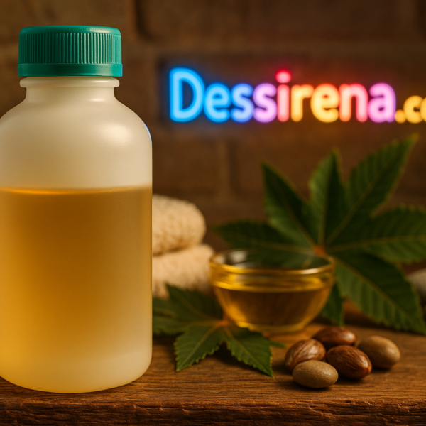 Aceite de Ricino Puro – Para Crecimiento Capilar y Pestañas – Emoliente Denso
