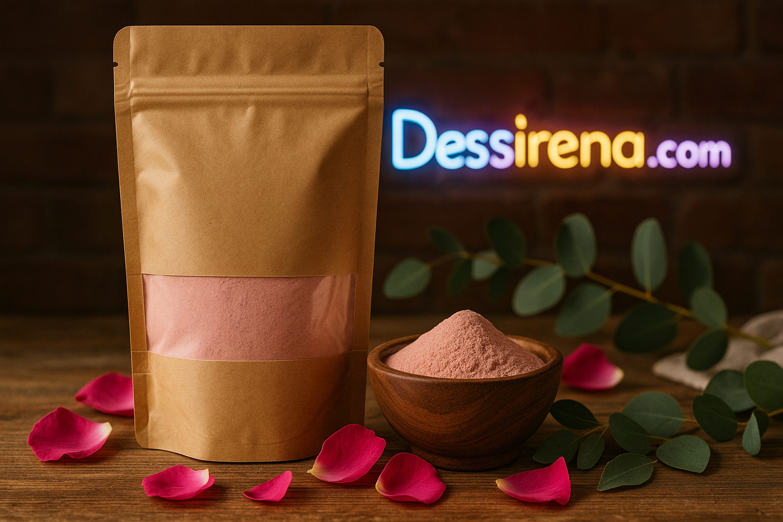 Arcilla Rosa Cosmetica – Para Mascarillas Faciales DIY – Suave y Tonificante