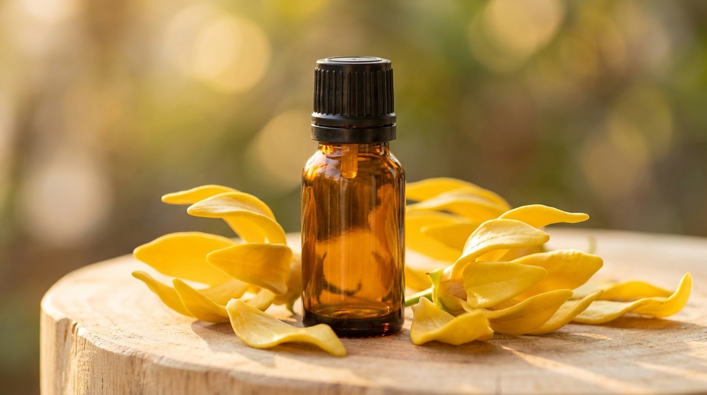 Aceite Esencial de Ylang Ylang Puro – Para Perfumería Natural – Aroma Floral y Relajante