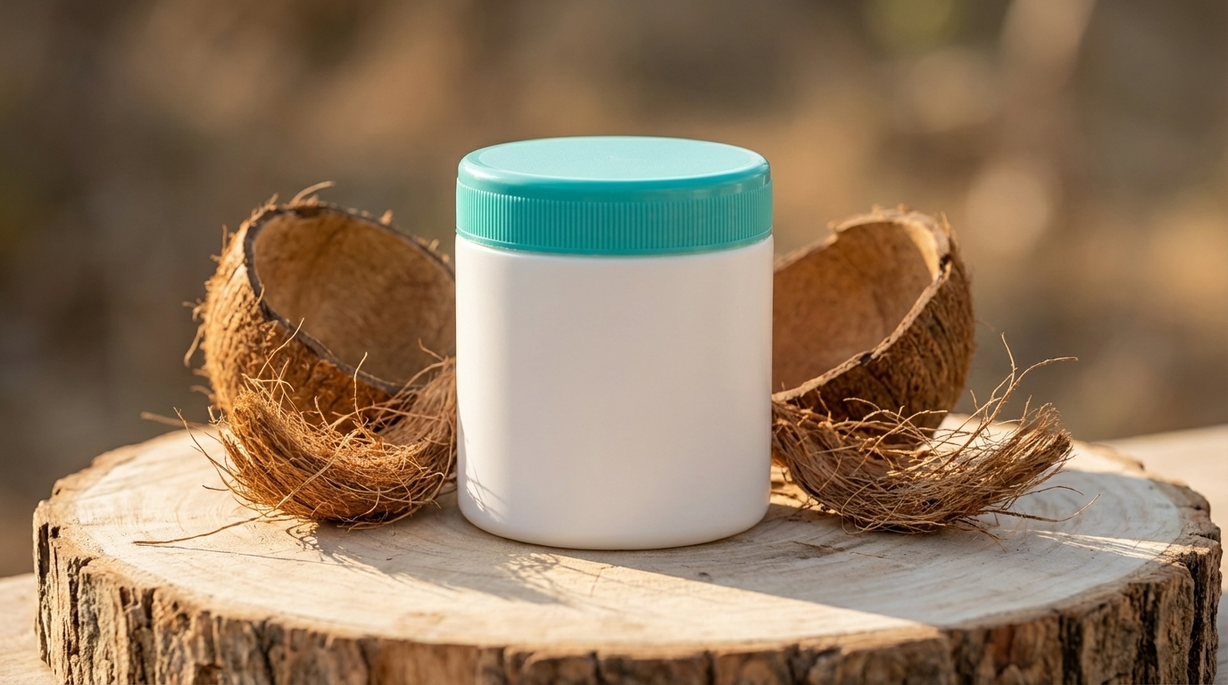 Aceite de Coco Virgen Prensado en Frío – Para Cosmética Sólida y Bálsamos DIY – Hidratante Profundo